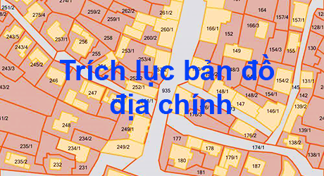 Thủ tục xin trích lục bản đồ địa chính