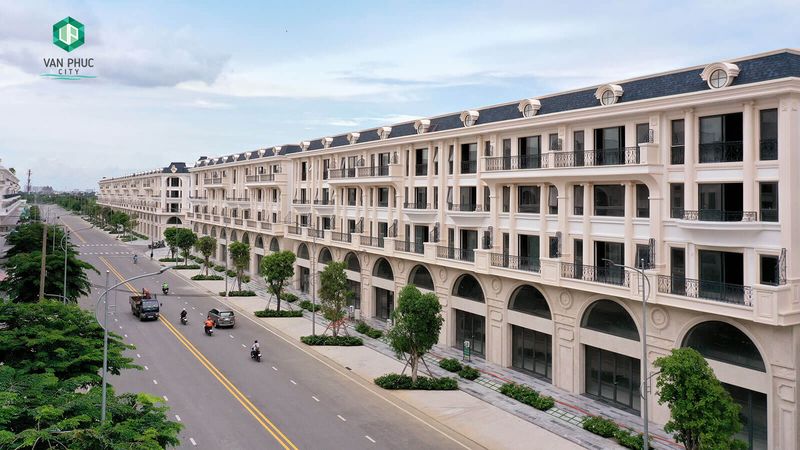 Tiến độ vanphu royal shophouse