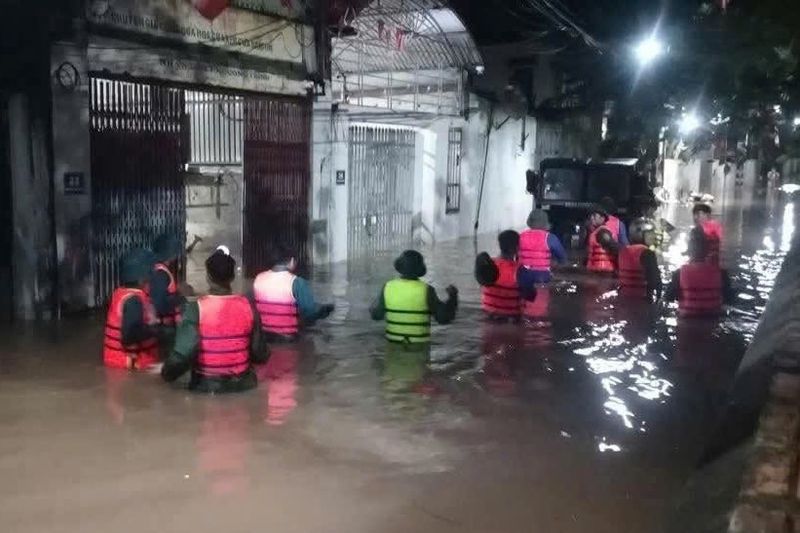 Ứng phó ngập úng - ví dụ thực tế tại Sóc Sơn