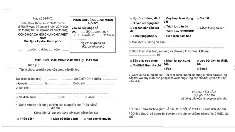 Xin trích lục bản đồ địa chính ở đâu 1