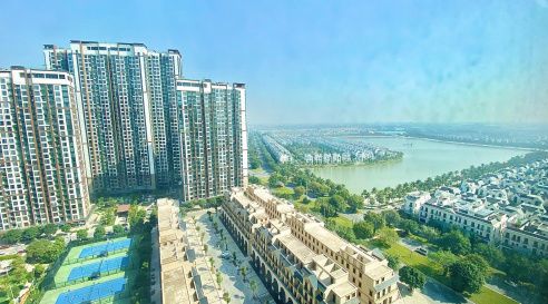 Cảnh quan tiện ích và hồ bơi