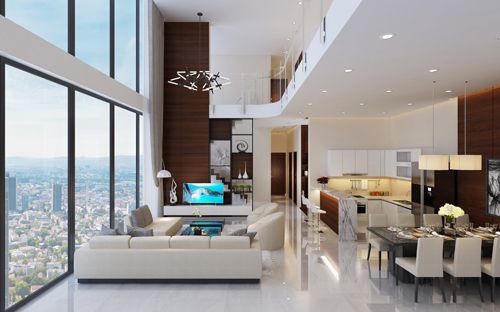 Hình ảnh kiến trúc penthouse