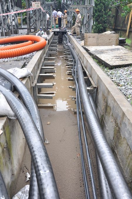 Thi công cáp ngầm tại đô thị