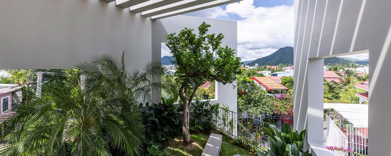 Mặt tiền hiện đại của townhouse