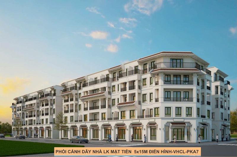 Layout thiết kế liền kề 75m2 Vinhomes Global Gate Cổ Loa