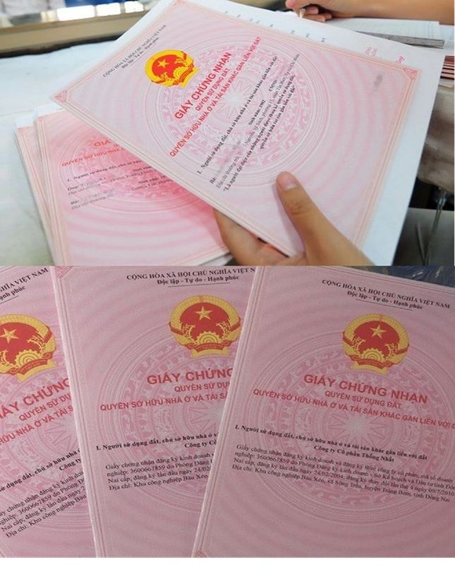 Lịch trình làm sổ - minh họa thời gian thao tác