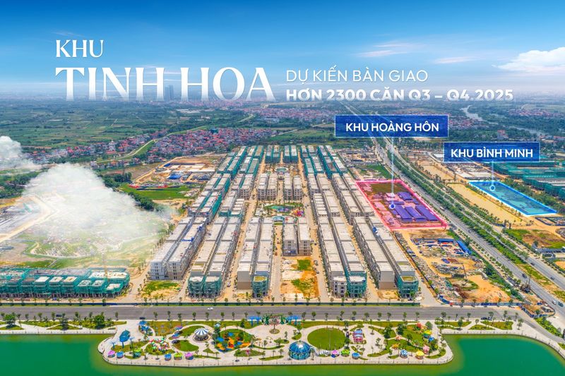 Phan khu Tinh Hoa du kien ban giao hon 2300 can vao Q3 Q4 2025