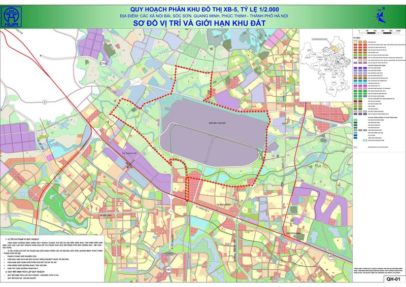 Toàn cảnh khu vực lập quy hoạch