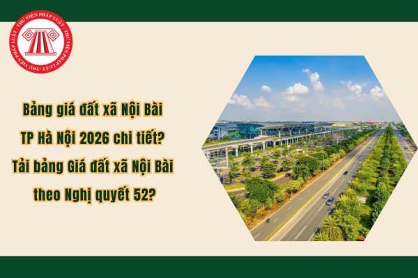 bảng giá đất xã Nội Bài