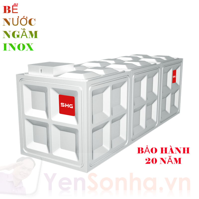 Bể nước ngầm inox SHG