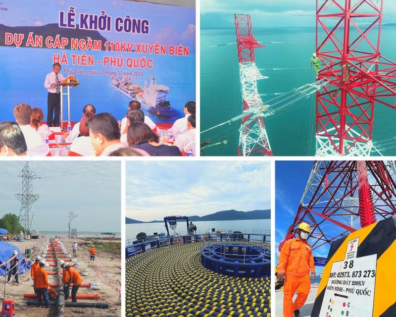 Sơ đồ kỹ thuật cáp ngầm