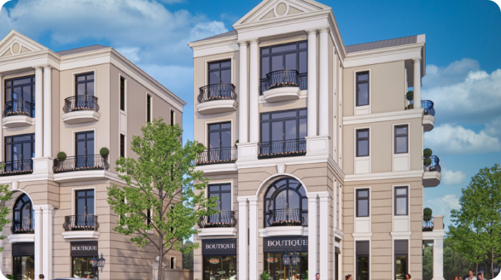 Đơn lập - Hình minh họa đo đạc và tách thửa