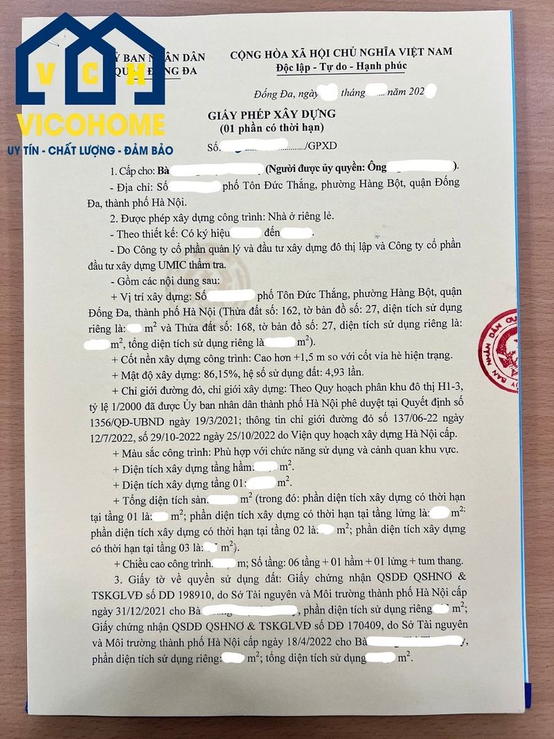 đơn xin cấp phép