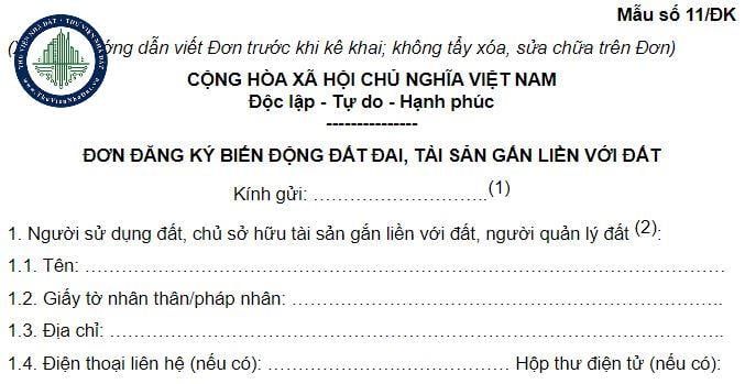 Mẫu số 11