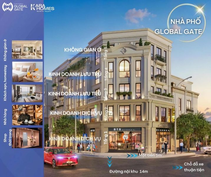 Nhà phố liên kế Vinhomes Cổ Loa Global Gate