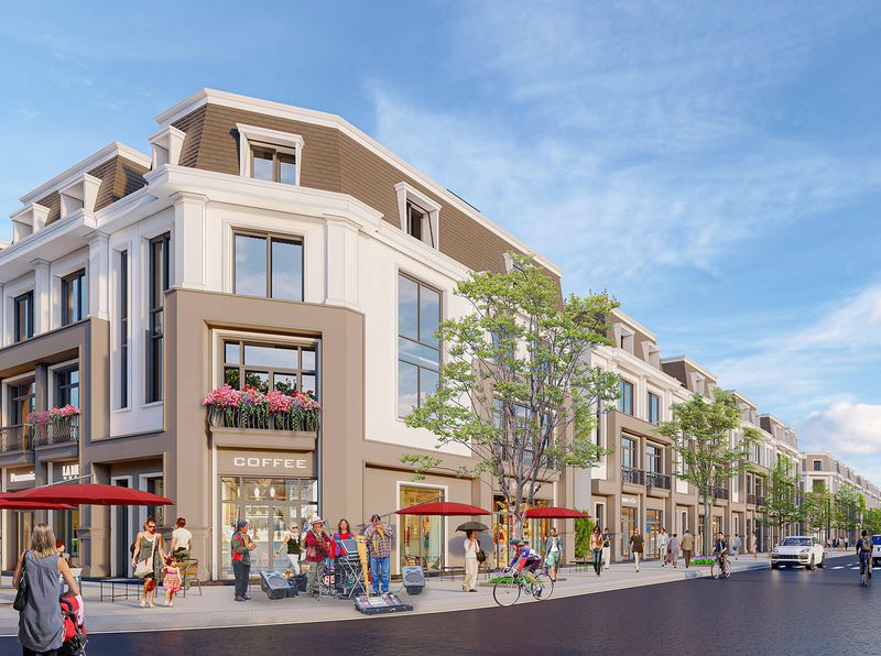 Ví dụ thiết kế shophouse, đa chức năng