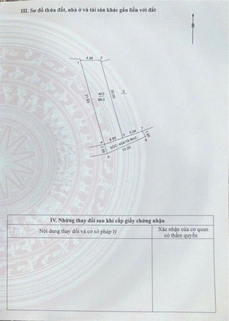 Sơ đồ đất nền 119 m2