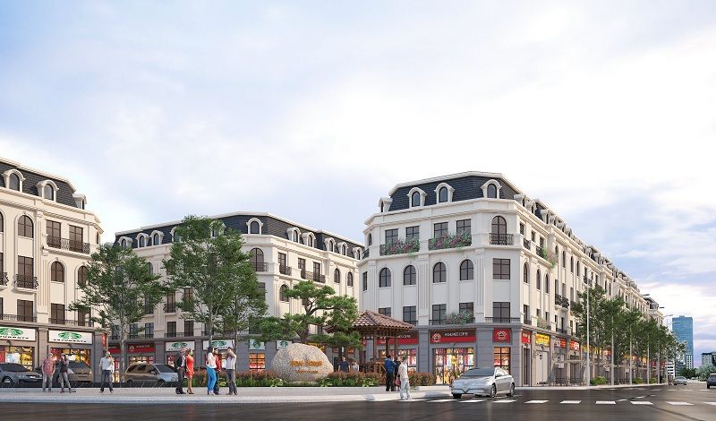 Ảnh minh họa shophouse liền kề