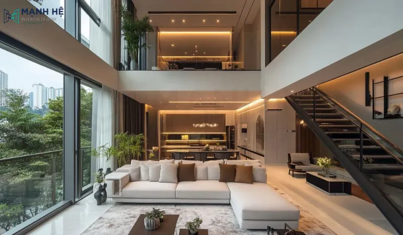 Thiết kế căn hộ duplex 3.5