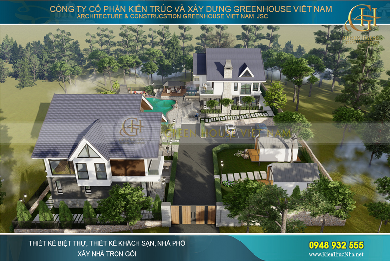 Thiết kế ngoại thất villa Sóc Sơn - hình 1