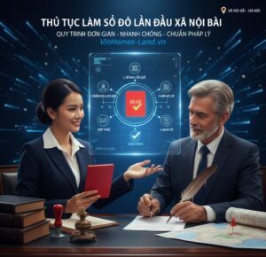 Thủ tục làm sơ đồ lần đầu tại xã Nội Bài