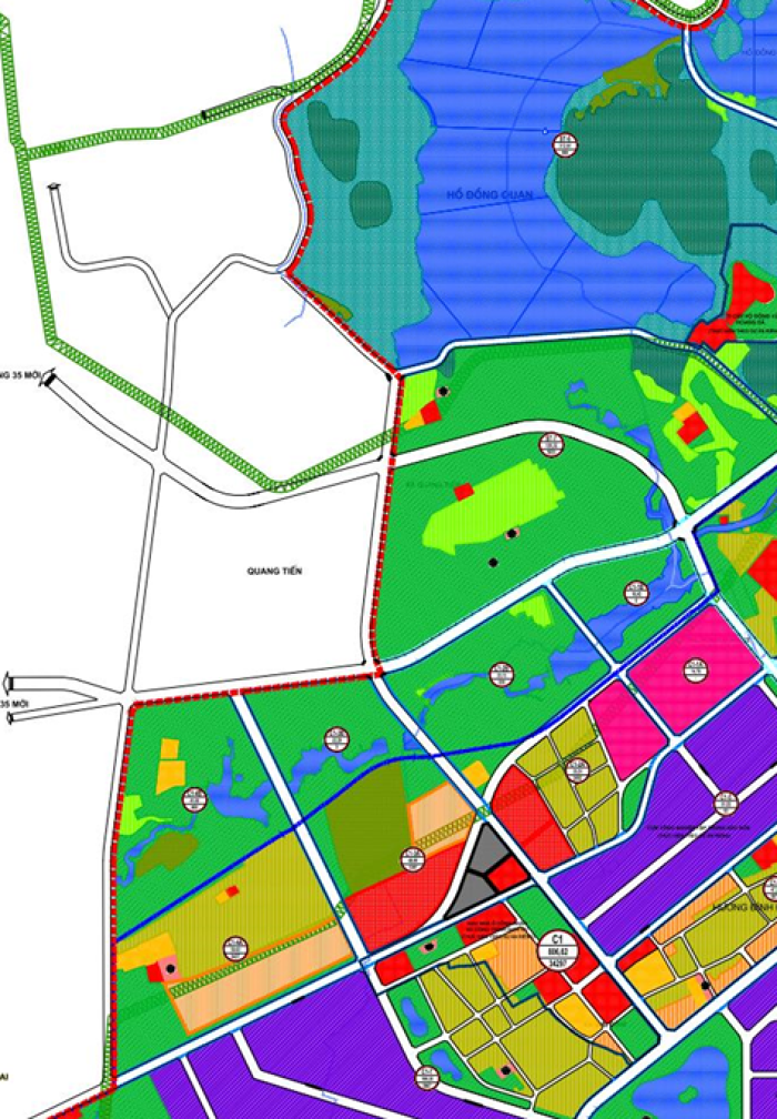 Bản đồ tổng thể quy hoạch