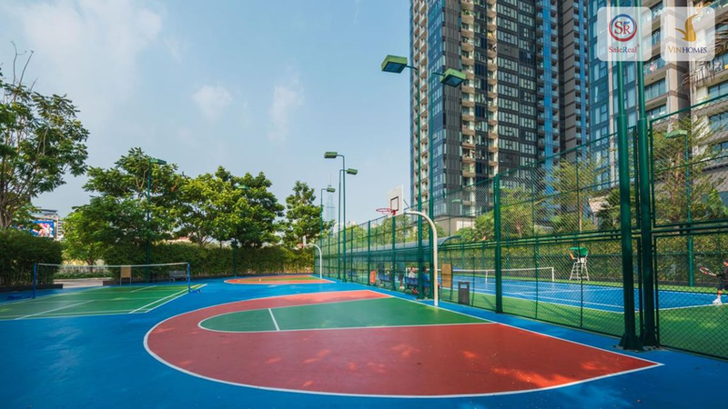 Sân bóng rổ tại Vinhomes Land