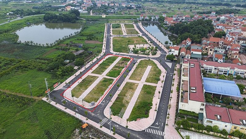 Phong cảnh khu dân cư phát triển