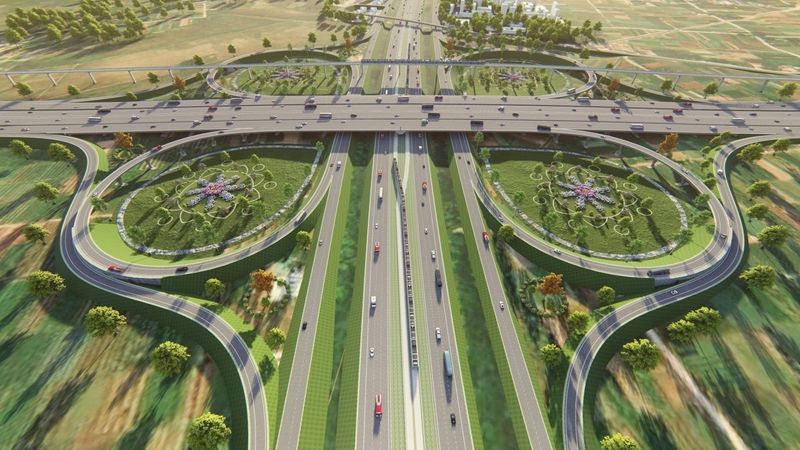 Nút giao và đại lộ kết nối đô thị