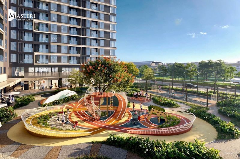 Vườn cây dài trong dự án