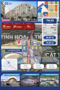 Phối cảnh liền kề gần hồ và trục đường 17m