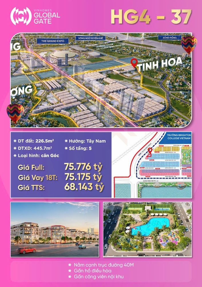 Biệt thự mẫu phân khu cao cấp