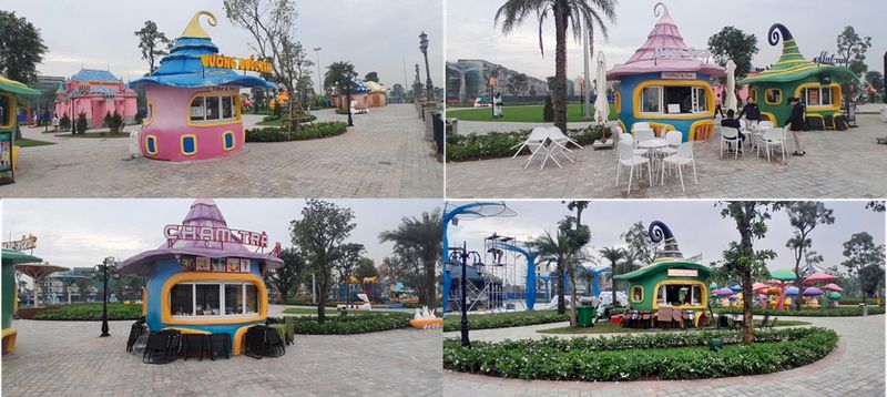 Gian hàng bán hàng tại Wonderland