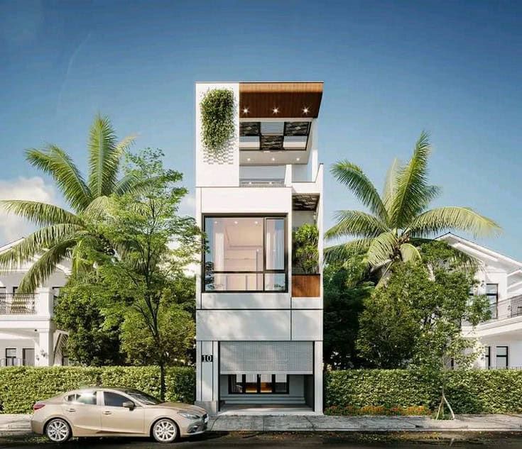 Thiết kế nhà phố 3 tầng đẹp