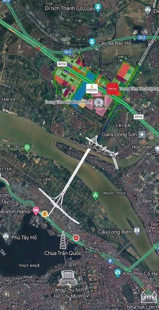 Vị trí Vinhomes Global Gate Đông Anh