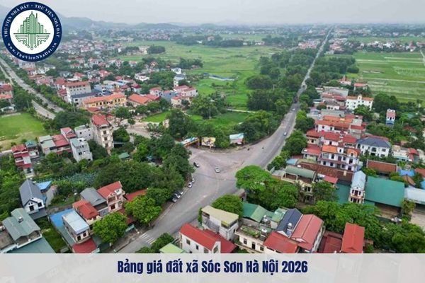 Bảng giá đất xã Sóc Sơn Hà Nội