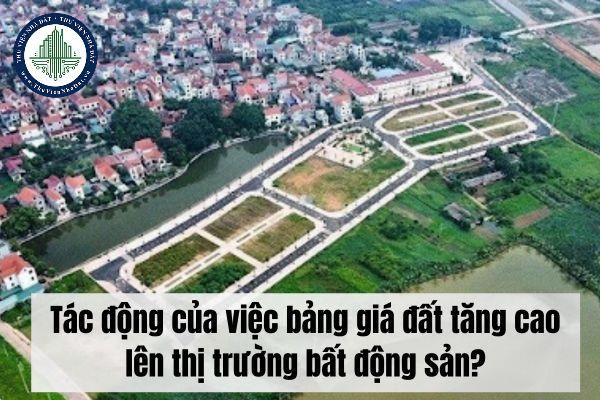 Bảng giá đất tăng cao