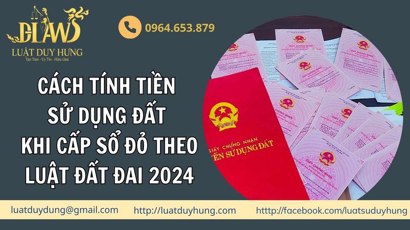 Cách tính tiền sử dụng đất
