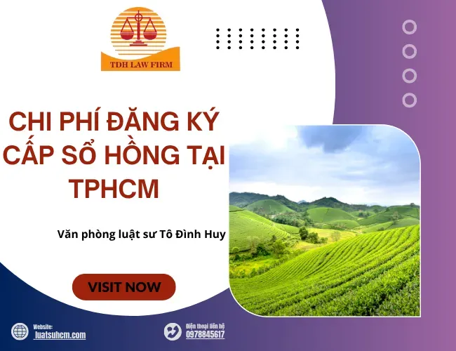 Chi phí đăng ký sổ hồng tại TPHCM