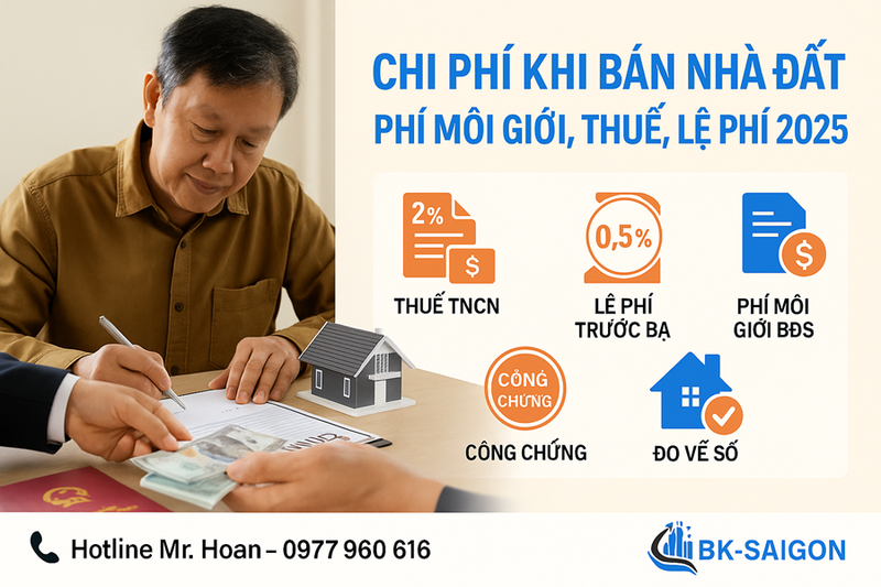 Các loại phí bắt buộc khi mua nhà đất