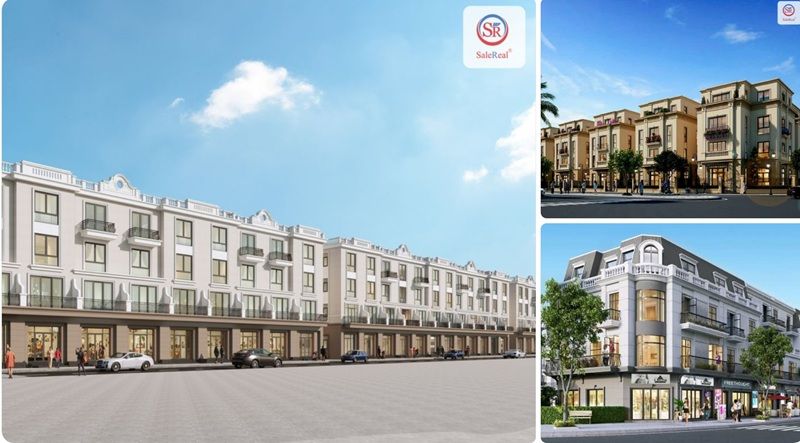 Hình ảnh shophouse mặt 60m Vinhome Cổ Loa
