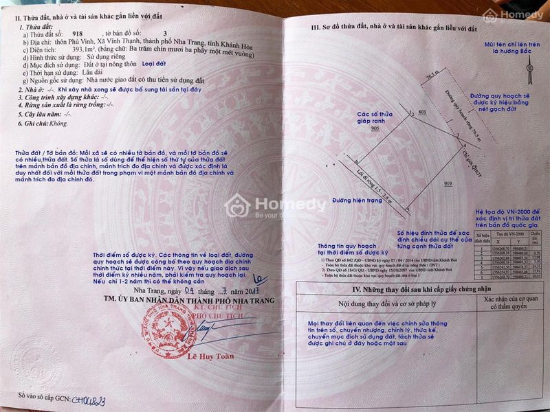 giấy chứng nhận quyền sử dụng đất