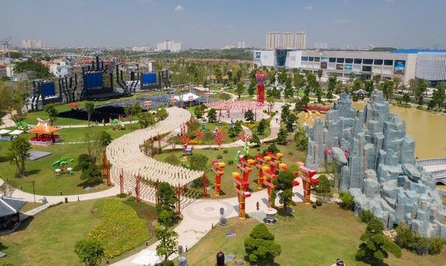 Kha mạc và khu vườn Nhật tại Vinhomes