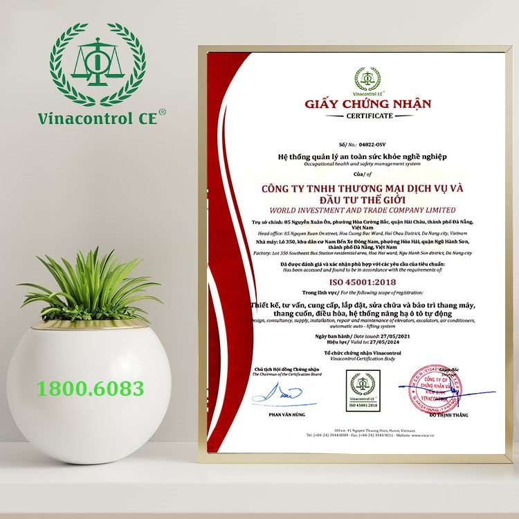 Mẫu chứng nhận