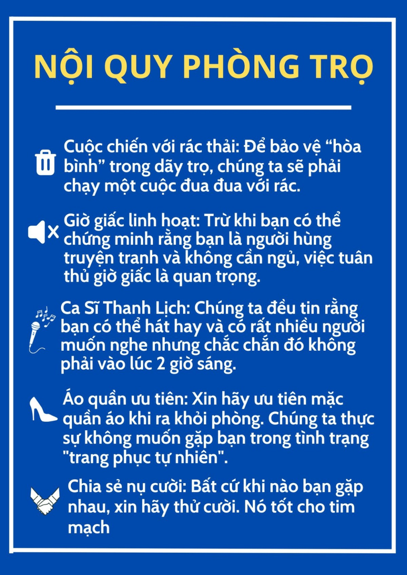 Mẫu nội quy 1