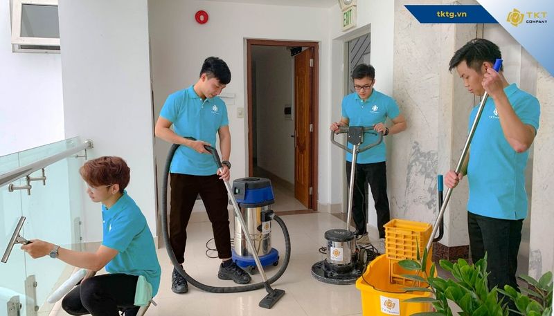 dịch vụ vệ sinh khu chung cư