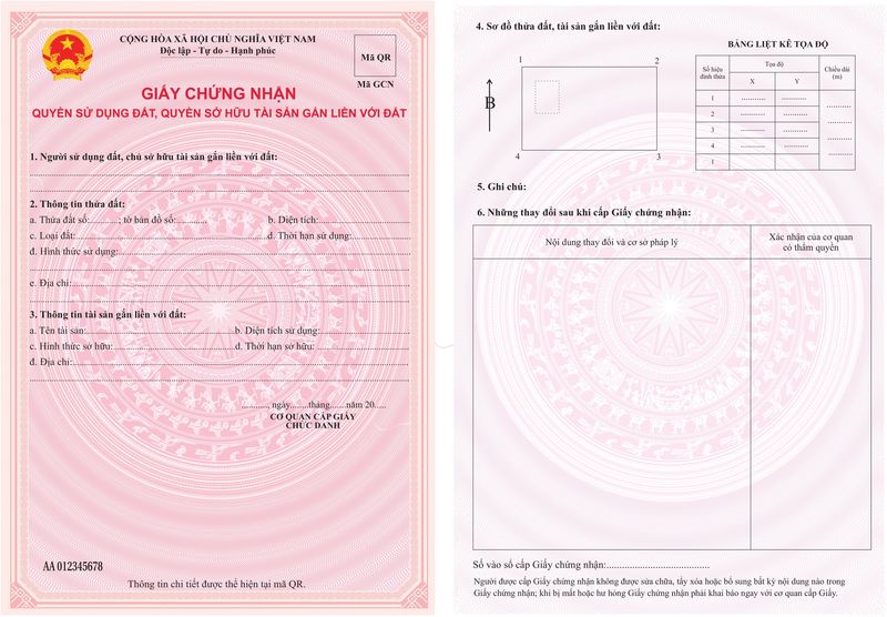 Minh họa hồ sơ và bản đồ giá