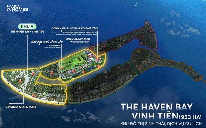 Phân khu sân golf và tiện ích