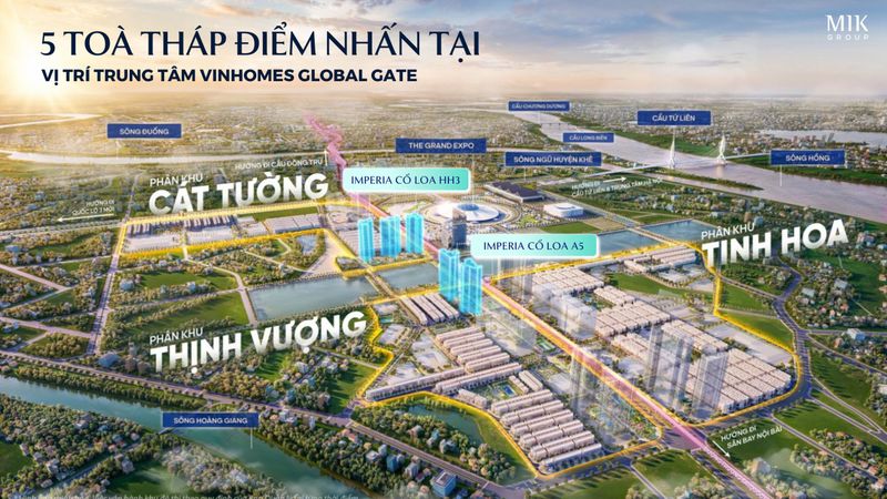 Hình ảnh phối cảnh chung cư Vinhome Cổ Loa