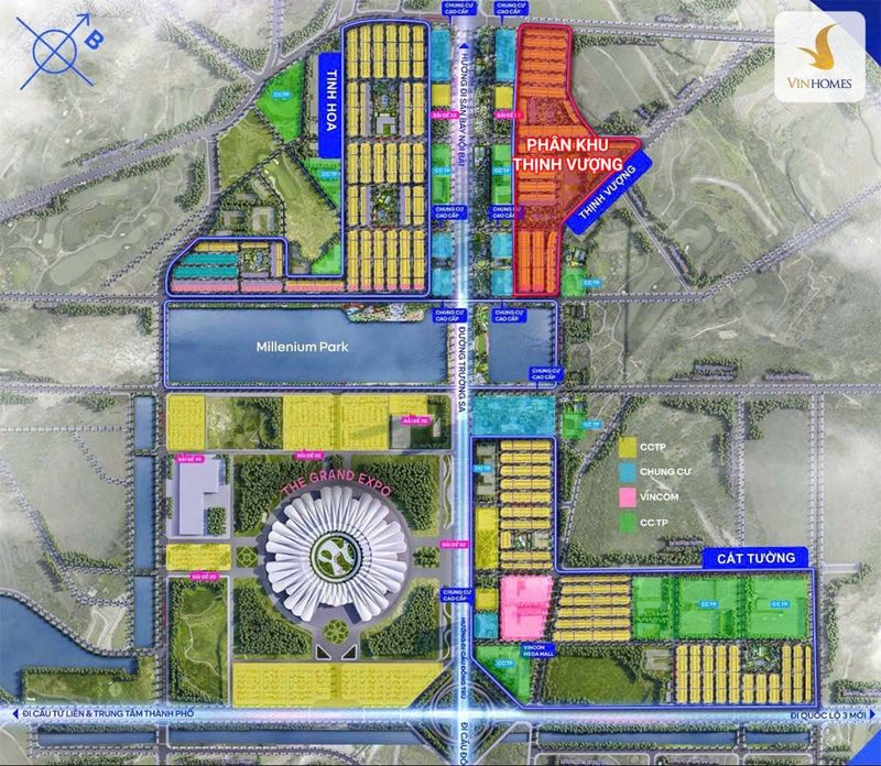 Phối cảnh phân khu Tinh Vượng